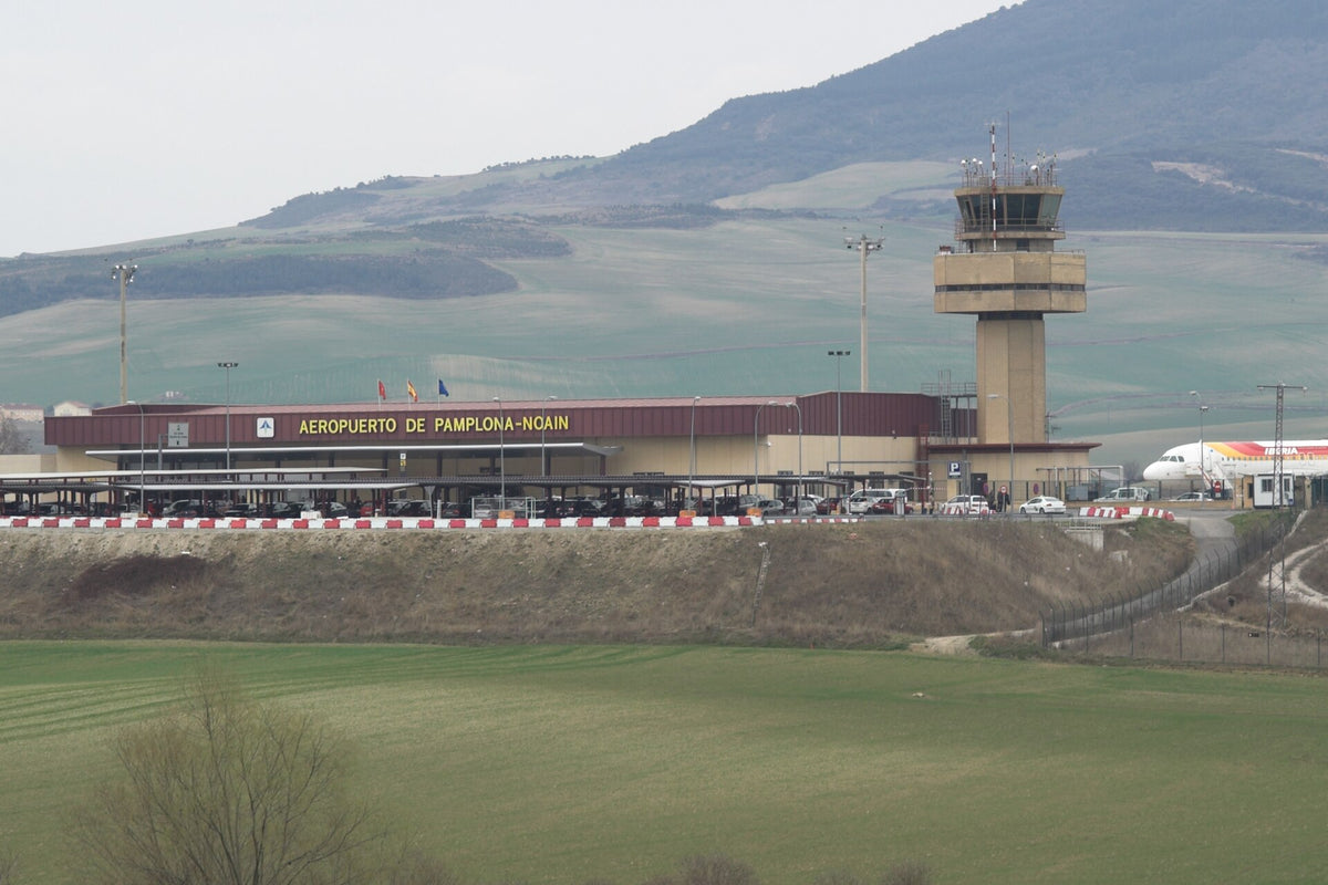 Pamplona Airport — vue de l'aéroport