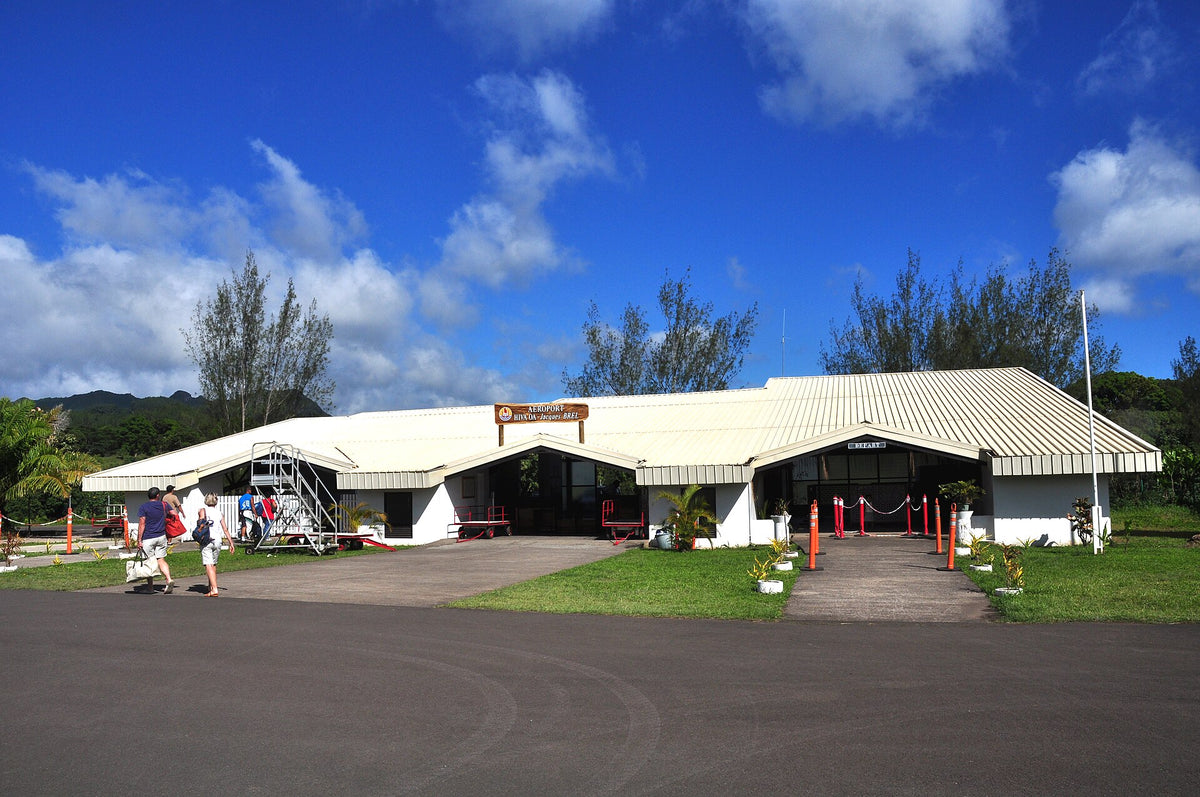 Aéroport de Hiva Oa-Atuona — vue de l'aéroport