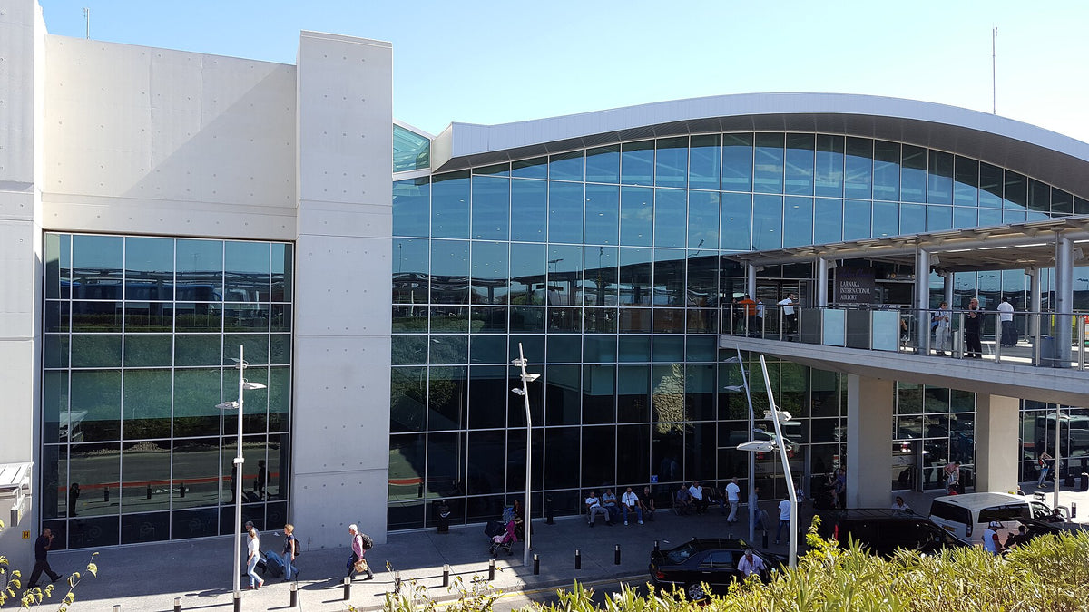 Larnaca International Airport - Glafcos Clerides — vue de l'aéroport