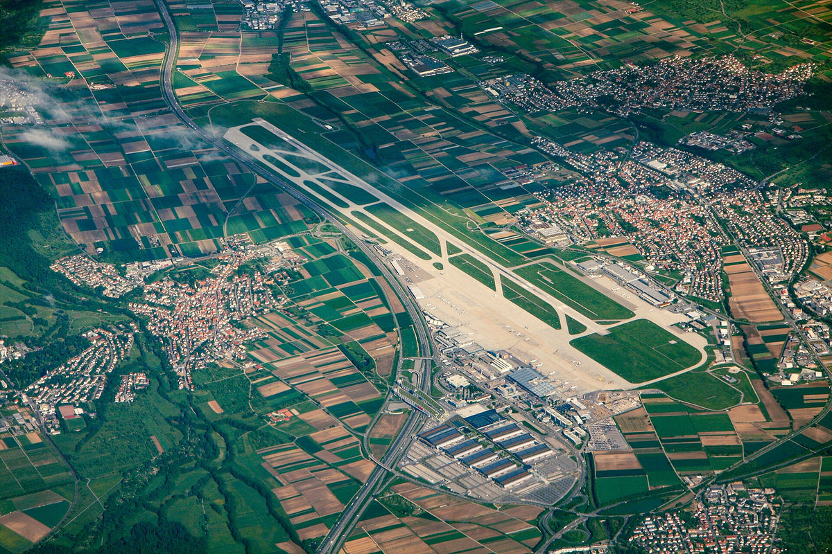 Stuttgart Airport — vue de l'aéroport