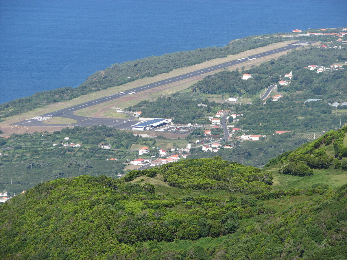 Aéroport de São Jorge — vue de l'aéroport