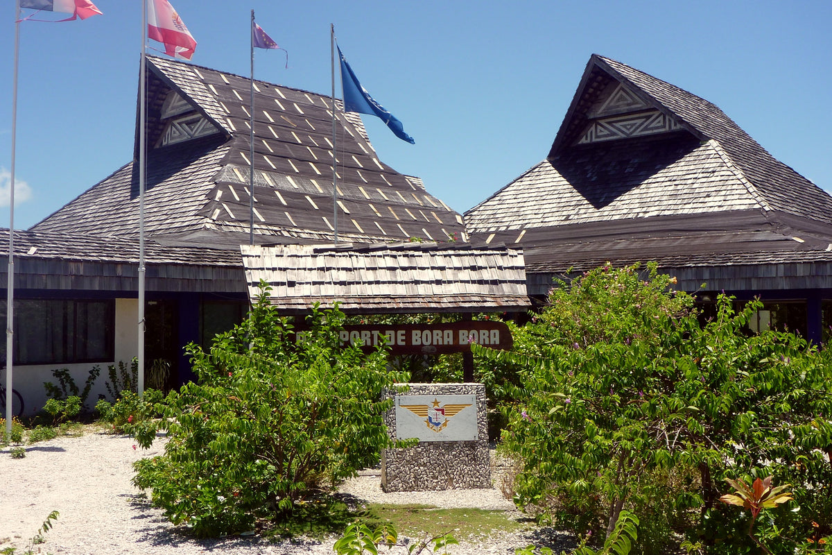 Aéroport de Bora Bora - Motu Mute — vue de l'aéroport