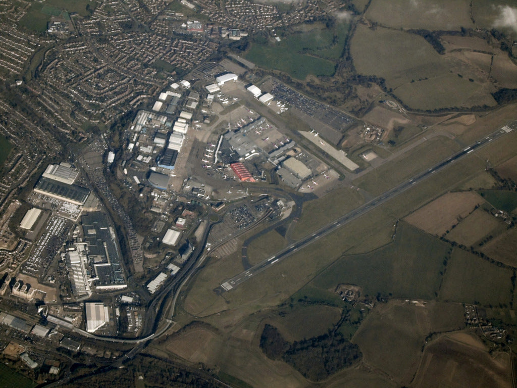 London Luton Airport — vue de l'aéroport
