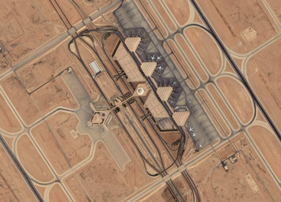 King Khalid International Airport — vue de l'aéroport