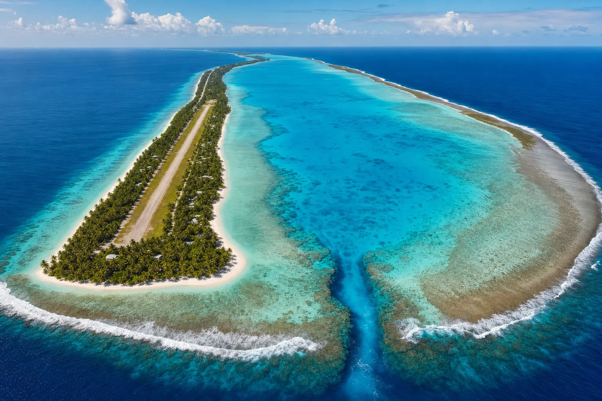 Aéroport de Fakarava — vue de l'aéroport